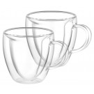 Набор чашек с ручками и двойными стенками Ardesto AR2633BHL 2 шт 330 мл