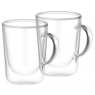 Набор чашек с ручками и двойными стенками Ardesto AR2635BH 2 шт 350 мл