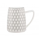 Чашка Ardesto Lamberto бело-серая AR3049 360 мл