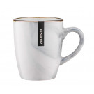 Чашка Ardesto Marmo белая 390 мл