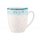 Чашка Ardesto Siena бело-голубая 360 мл