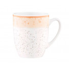 Чашка Ardesto Siena бело-желтая 360 мл