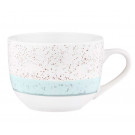 Чашка Ardesto Siena бело-голубая 500 мл