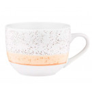 Чашка Ardesto Siena бело-желтая 500 мл