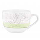 Чашка Ardesto Siena бело-зеленая 500 мл