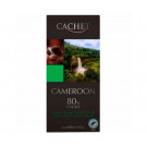 Экстра черный шоколад Cachet 80% Cameroon 100 г