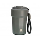 Термокружка Line Art Comfy вакуумная серая 380 мл