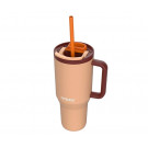 Термокружка Kambukka Rio Almond Dream бежево-коричневая 950 мл