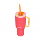 Термокружка Kambukka Rio Pink Papaya кораллово-желтый 950 мл