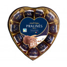 Шоколадные конфеты Maitre Truffout Pralines Сердце с кремовой начинкой 165 г - фото-1