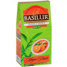 Зеленый чай Basilur Имбирь и Апельсин картон 100 г - фото-1
