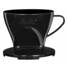 Пуровер для заваривания кофе Melitta Filtercone 1x2 Standard черный - фото-1
