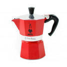 Гейзерная кофеварка Bialetti Moka Express Passion Red на 6 порций 270 мл (0004943) - фото-1