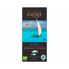 Экстра черный шоколад Cachet 72% Морская Соль Tanzania origin 90 г