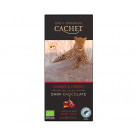 Черный шоколад Cachet Вишня и Миндаль Tanzania origin 90 г