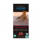 Черный шоколад Cachet Вишня и Миндаль Tanzania origin 100 г - фото-1