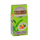 Зеленый чай Basilur Эрл Грей и Мандарин картон 100 г - фото-1