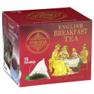 Черный чай Английский завтрак в пакетиках Млесна картон 30 г - фото-1