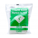 Паперові фільтри CAFEC Traditional Cup1 білі 100 шт - фото-1