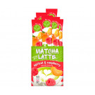 Японський чай матча G'tea Matcha Latte Apricot&Raspberry у стіках 10 шт - фото-1
