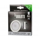 1 уплотнитель + сито для кофеварок из нерж. стали Bialetti на 10 порций