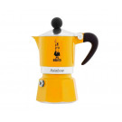Гейзерная кофеварка Bialetti Rainbow Yellow на 1 порцию 60 мл
