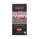 Молочный шоколад Cachet 40% Карамель с морской солью 90 г