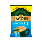 Кофе Jacobs 3 в 1 Caramel Latte растворимый в стиках 56 шт