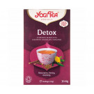 Травяной чай Yogi Tea Детокс с пряностями органический в пакетиках 17х1,8 г