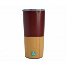 Термокружка Line Art Mao темно-коричневая 500 мл