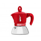 Гейзерная кофеварка Bialetti Moka Exclusive Induction Red на 2 порции 100 мл