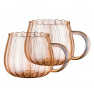 Набор чашек с ручками Ardesto Golden Moon AR2635BGG 2 шт 350 мл