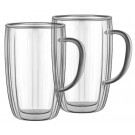 Набор чашек с ручками и двойными стенками Ardesto AR2635BHN 2 шт 350 мл