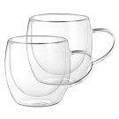 Набор чашек с ручками и двойными стенками Ardesto AR2630BHR 2 шт 300 мл