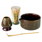 Набор для приготовления матча Olens Чабако 4 предмета коричневый