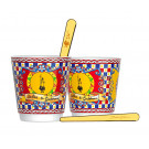 Набор чашек Bialetti х Dolce Gabbana Sicilian Cart 2 шт 70 мл