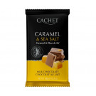 Молочний шоколад Cachet Карамель та Морська Сіль 300 г - фото-1
