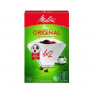 Фільтр-пакет для кави Melitta Original 1*2 паперовий білий 40 шт - фото-1