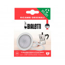 3 уплотнителя + сито для кофеварок Bialetti на 2 порции