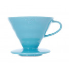Пуровер Hario кераміка V60 BLUE Model (3VDC-02-BU-UEX) - фото-1