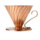 Пуровер Hario V60 02 із чистої міді (VDPC-02CP) - фото-1
