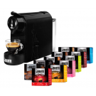 Набор Капсульная кофеварка Bialetti CF90 BLACK + Стартовый набор капсул Bialetti Orirginal (320 шт)