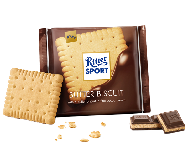 Молочний шоколад Ritter Sport Хрумке печиво 100 г - фото-1