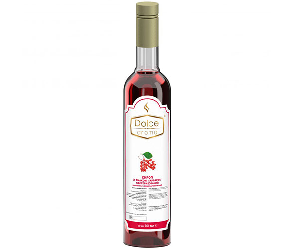 Сироп Dolce Aroma Барбарис 700 мл - фото-1