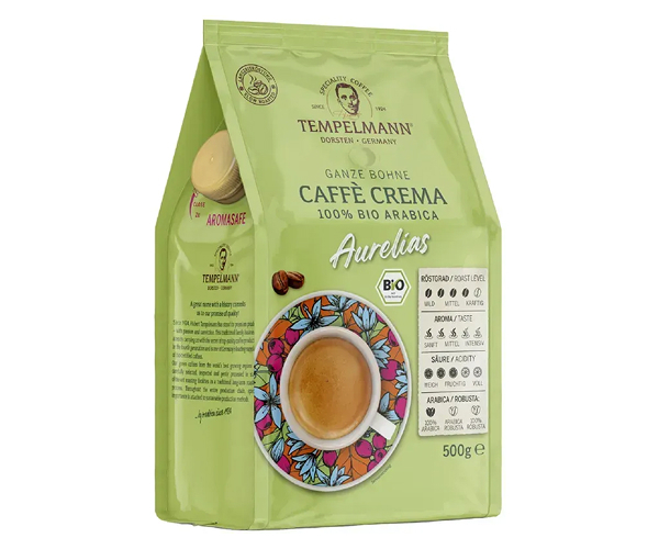 Кофе Tempelmann Aurelias Caffe Crema в зернах 500 г