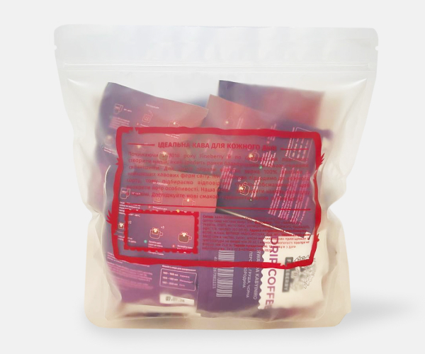 Дрип-кофе Fineberry Rwanda MEGA pack 30 шт фото