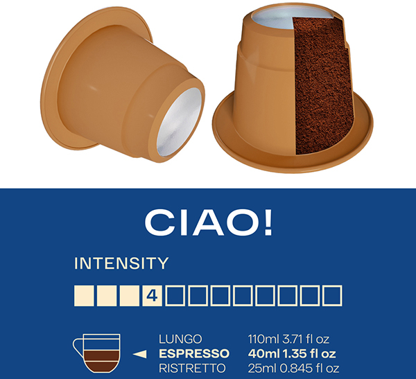 Кава в капсулах Nespresso Boseco Italian Day 10 шт - фото-6