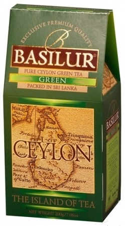 Зелений чай Basilur картон 100 г - фото-1
