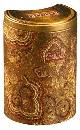 Чорний чай Basilur Золотий місяць з/б 100 г - фото-1