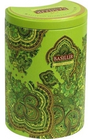 Зелений чай Basilur Зелена долина з/б 100 г - фото-1